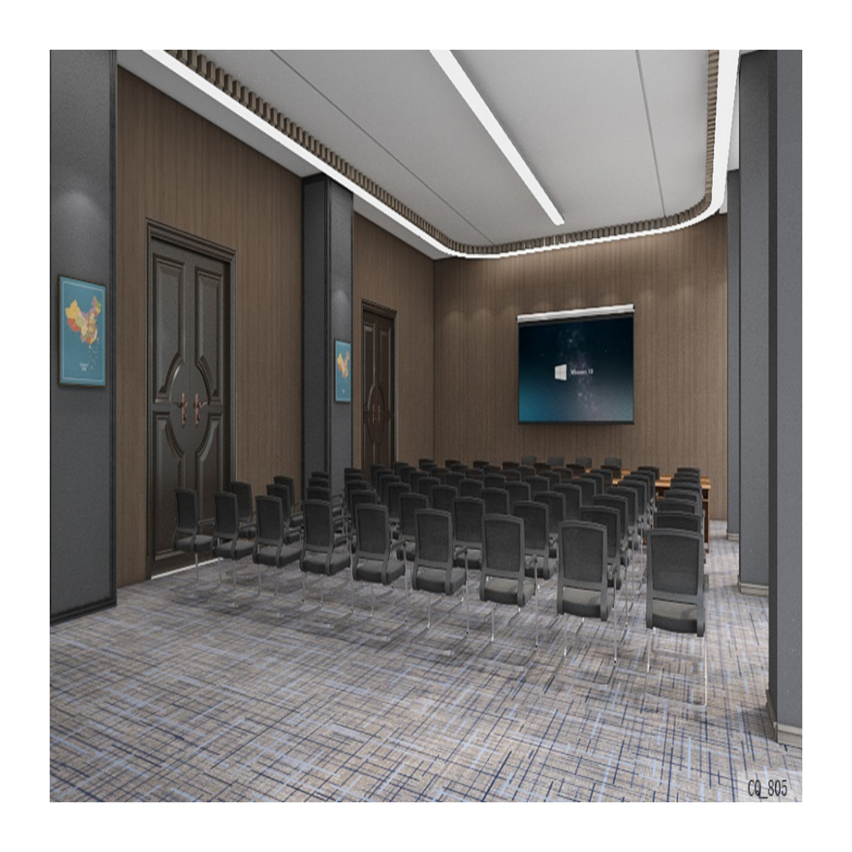 Moquettes murales lavables en machine sur mesure pour bureaux 1