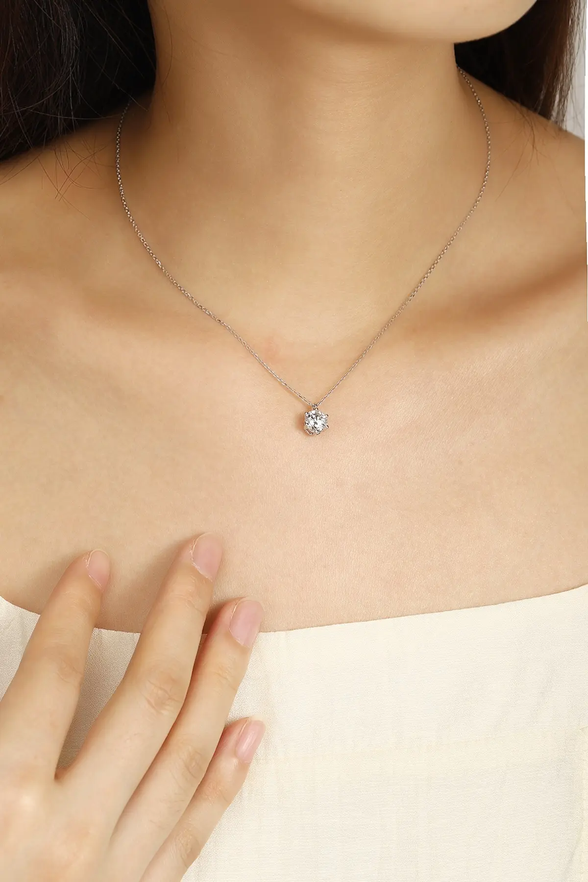 Lab Diamond Necklace Lab Diamond Jewelry Wholesale - DKL Jewelry 5