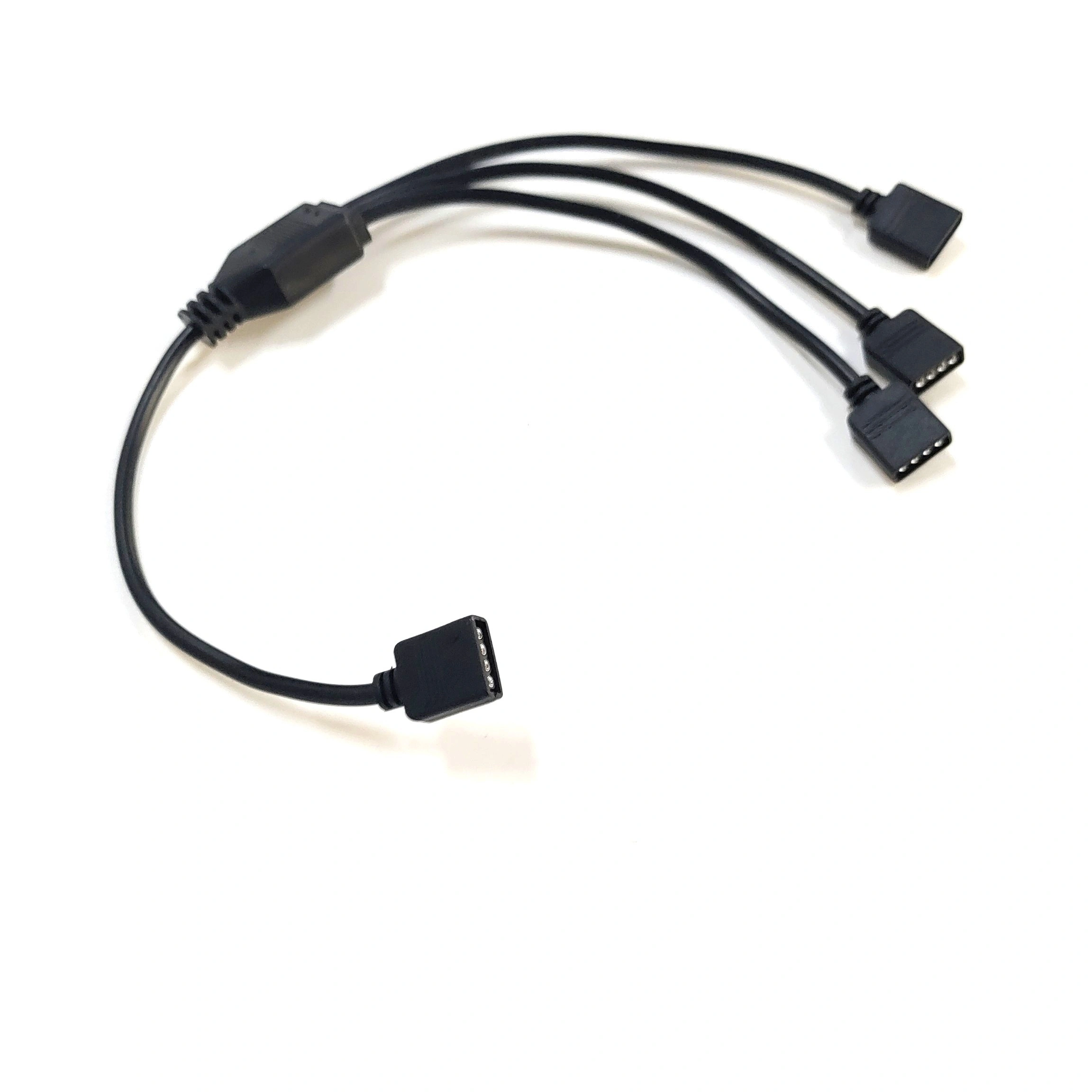 3 Pin ARGB 1 to 3 Y Splitter PSU 30cm Power Supply Extension Cord 1