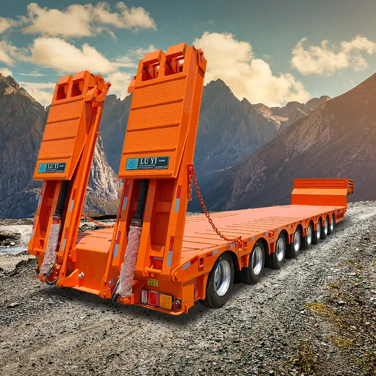 صنعت في الصين 8-ASSLE LOW FLATBED شبه متقطعة | لوي 1