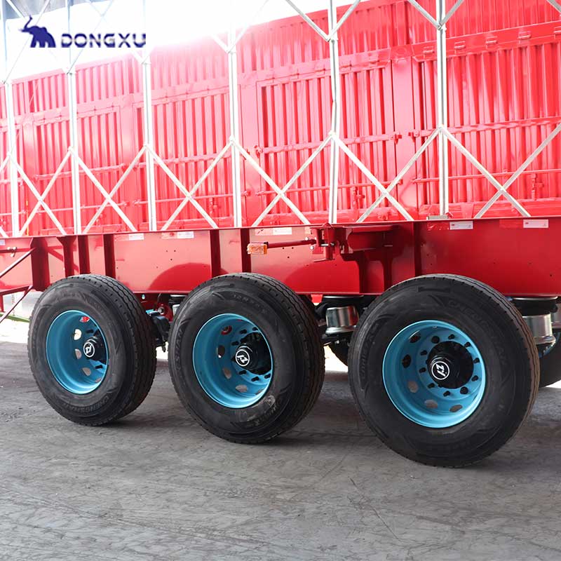 3axle 20- 40 Ft 50ton Extendable Sliding Skeletal Chassis Skeleton Semi Trailer Port Truck Container Transport Trail 5