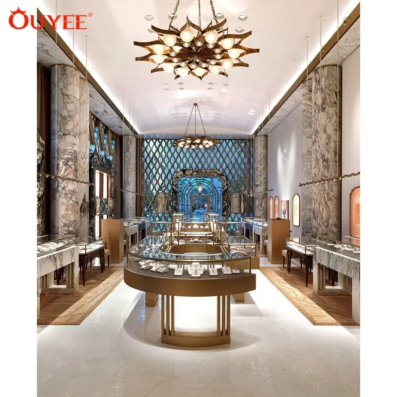 Maßgefertigte Schmuckauslage für Juweliergeschäfte und Einzelhandelsläden 1