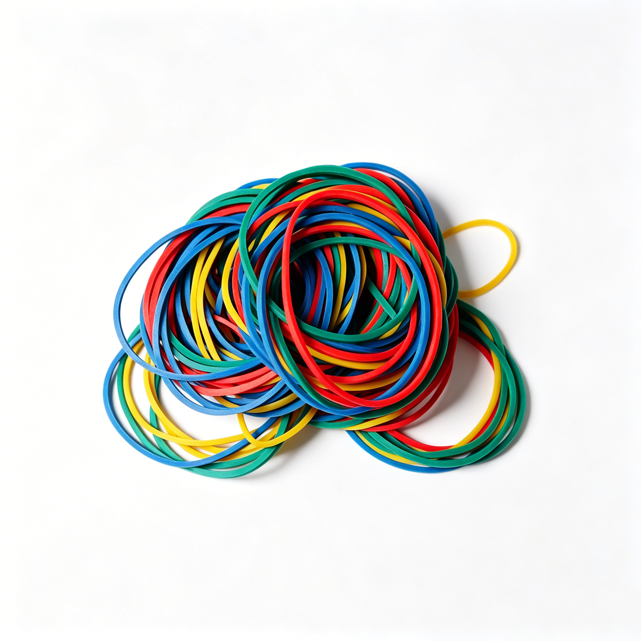Custom Color Natural Rubber Bands 25-50mm for Industrial Use – Bulk Wholesale 1