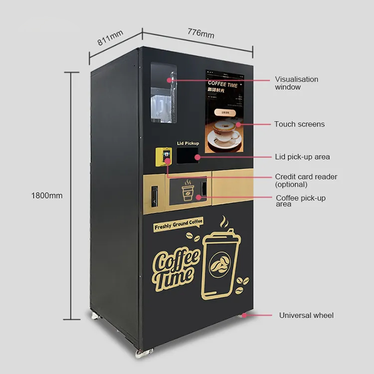 Freshly Ground Coffee Vending Machine 4