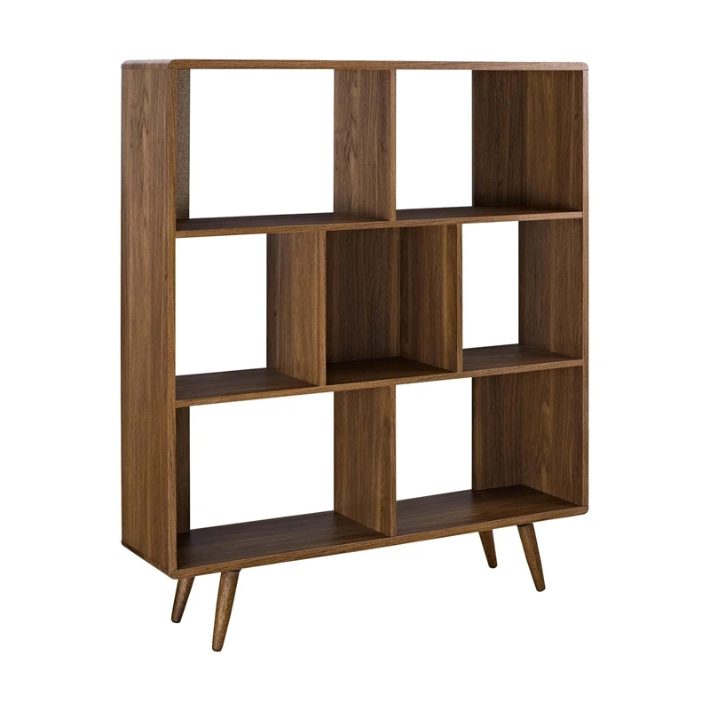Modern and Simple Bookshelf, Single Bookcase for Office Study, New Chinese-Style Eco-Friendly Solid Wood Shelving Furniture 1