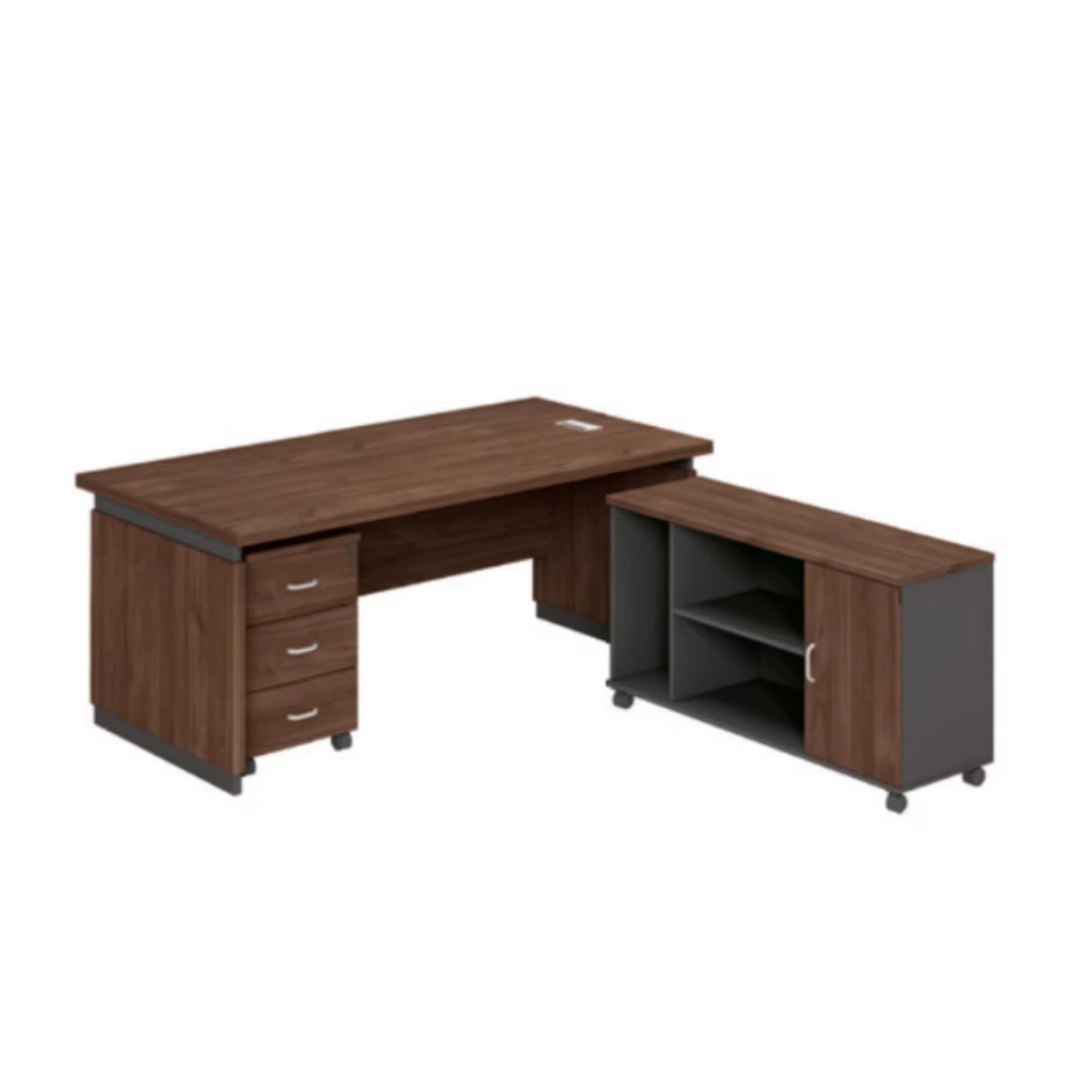 New Design Modern Luxury High Temperature Resistant Extendable L-shaped High Density Board Ceo Executive Office Desk 1