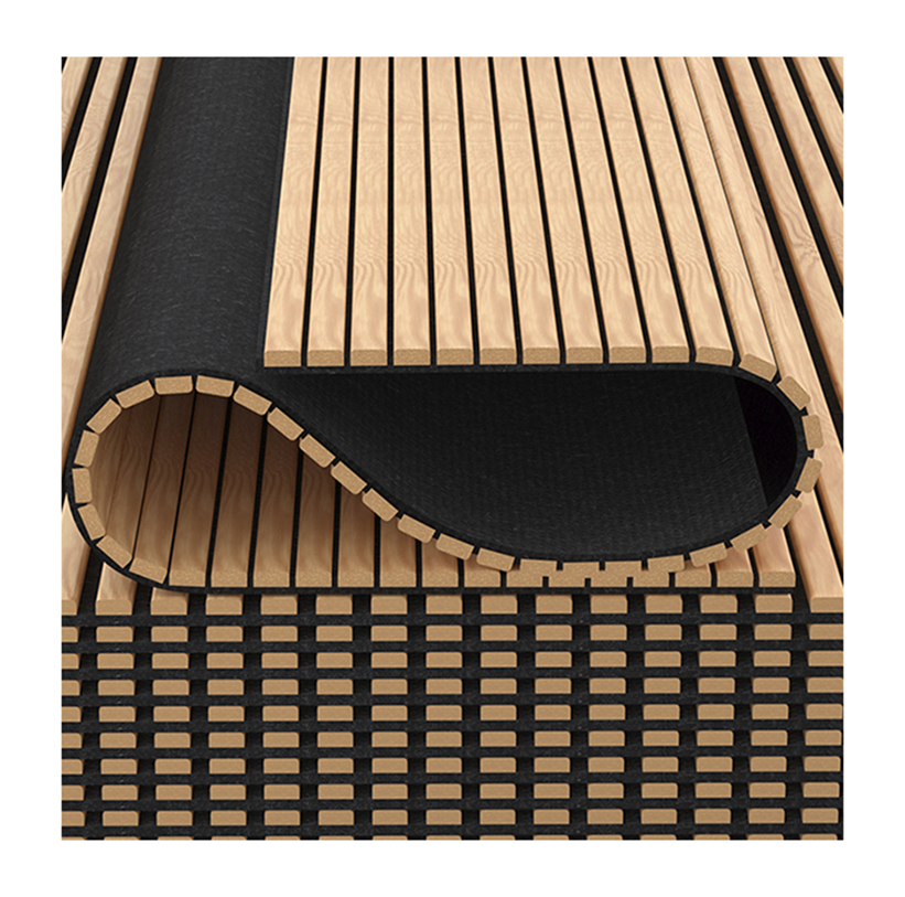 Curfed Mdf 3d Wood Veneer Mdf Wave Board Decorative Flexible Curly Bendable Curved ...