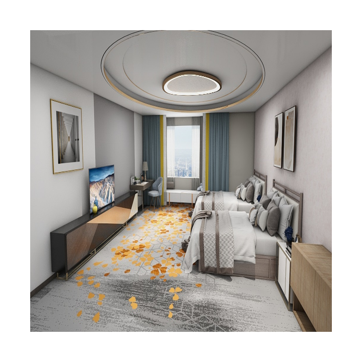 Akminster Custom Carpet - Moquette di lusso realizzata a macchina per hotel 1