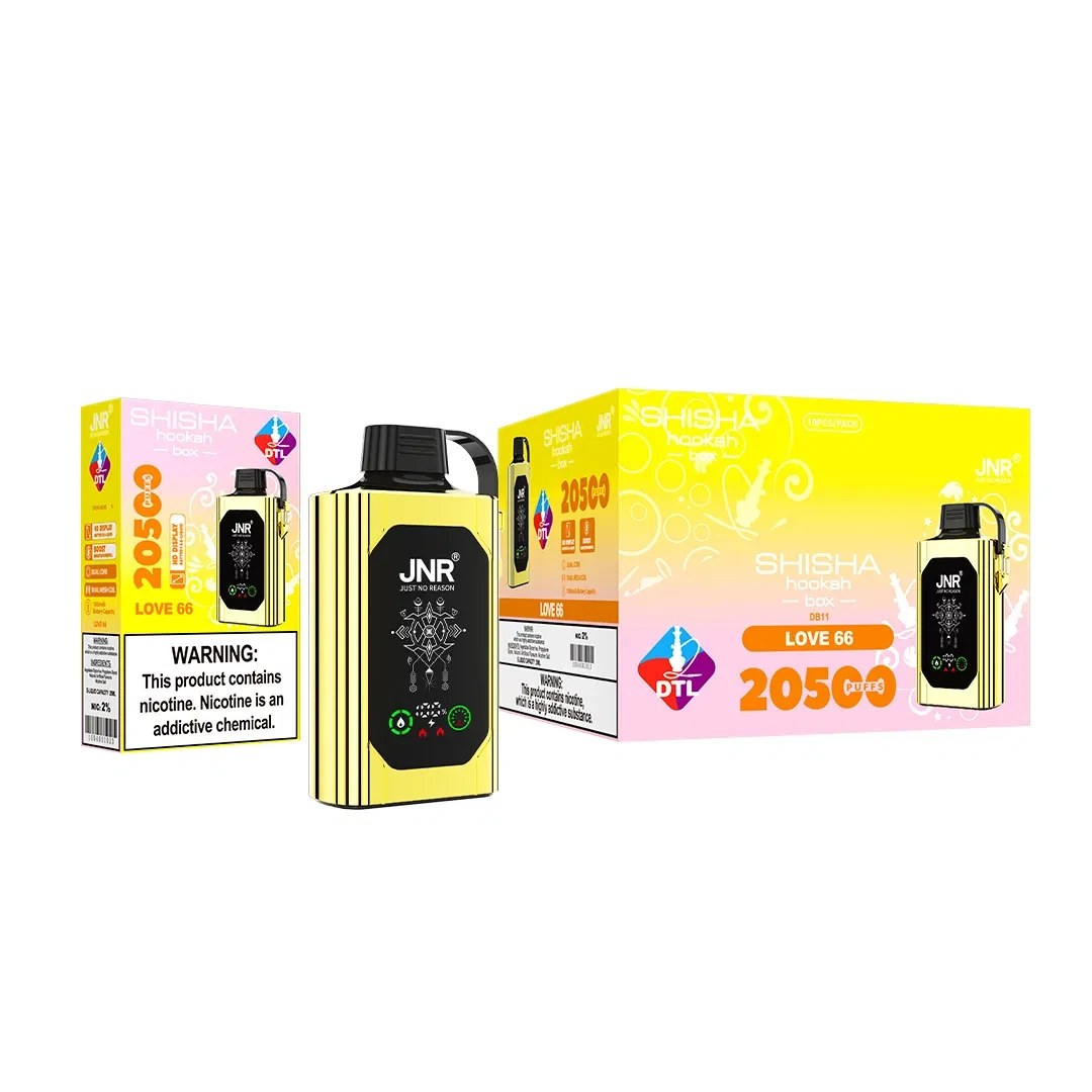 EU Warehouse Wholesale Shisha Hookah Box Love 66 Flavor 20K Puff Bar 20500 Puffs Original Vape Pocket E-Cigarette Randm Elf - Wholesale I Vape and Shisha 1