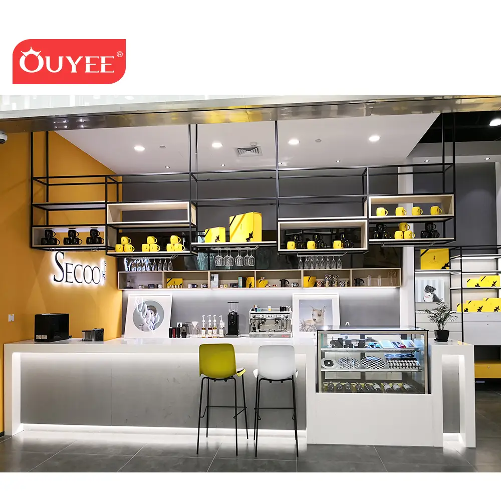 تصميم مقاهي ومحلات قهوة حسب الطلب - طاولات قهوة تجارية 1