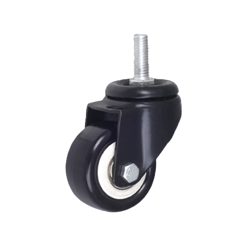 Factory Price Swivel Pvc Caster Wheels 2 Casters Threaded Stem Type Caster Wheels 1