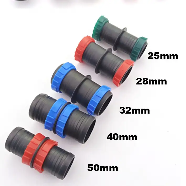 PP锁环软管接头 25-63mm，适用于滴灌 1