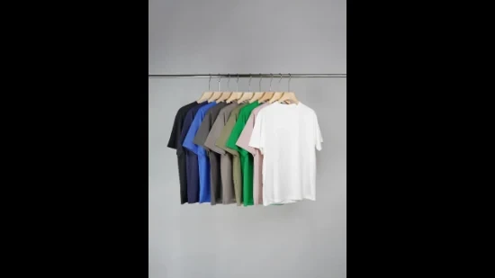 Wholesale Oversized Custom T Shirt Drop Shoulder 100% Cotton - Men's Tee 1