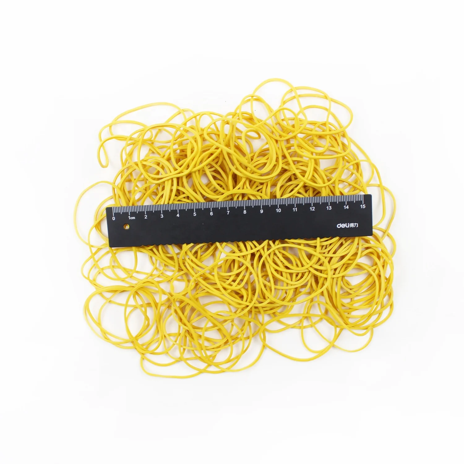 Yellow Natural Rubber Bands for Filing, Cash & Flower Bundling – Wholesale 1