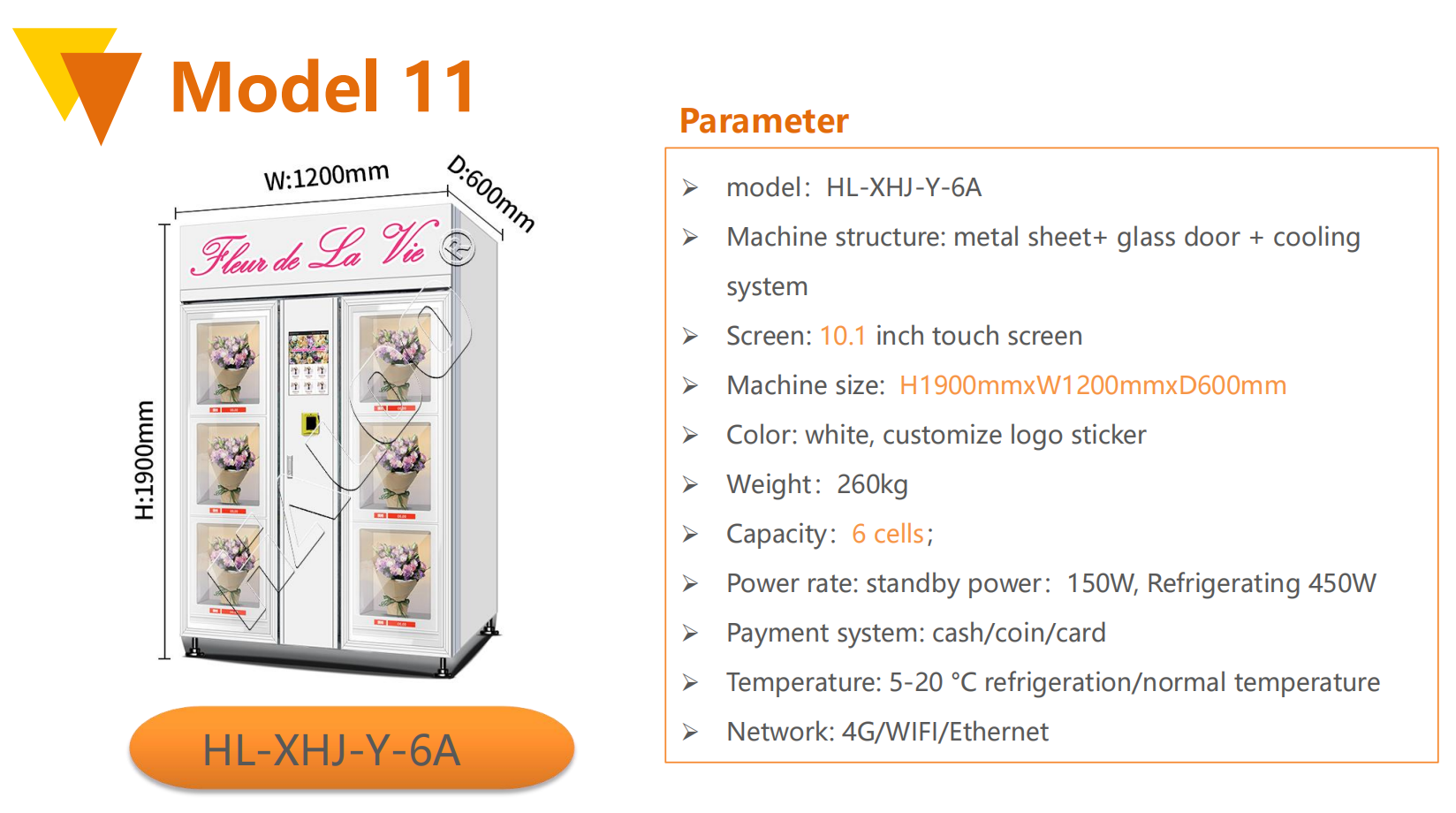 Haloo Vending Machine Supplier Vendo Distributeur Automatique De Fleurs Bouquet Vending Machine Flower Vending Machine 7