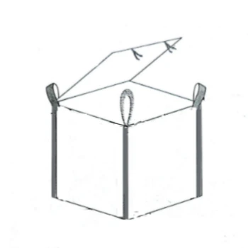 Sacos Fibc com Tampa e Tampa, 1000kg, 95*95*130cm, para Materiais a Granel 1