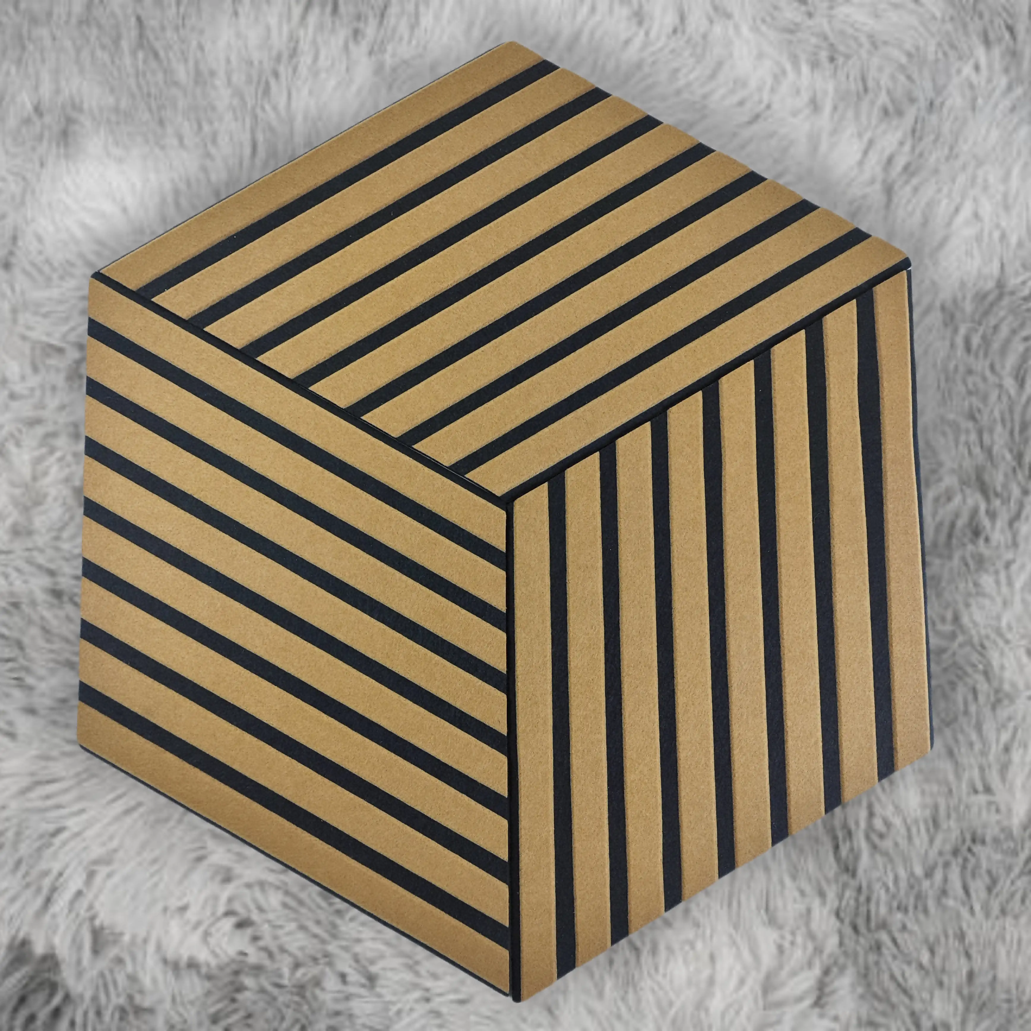 Custom Cut 100% Polyester Fiber Acoustic Panel Eco-Friendly Soundproof Tile 1