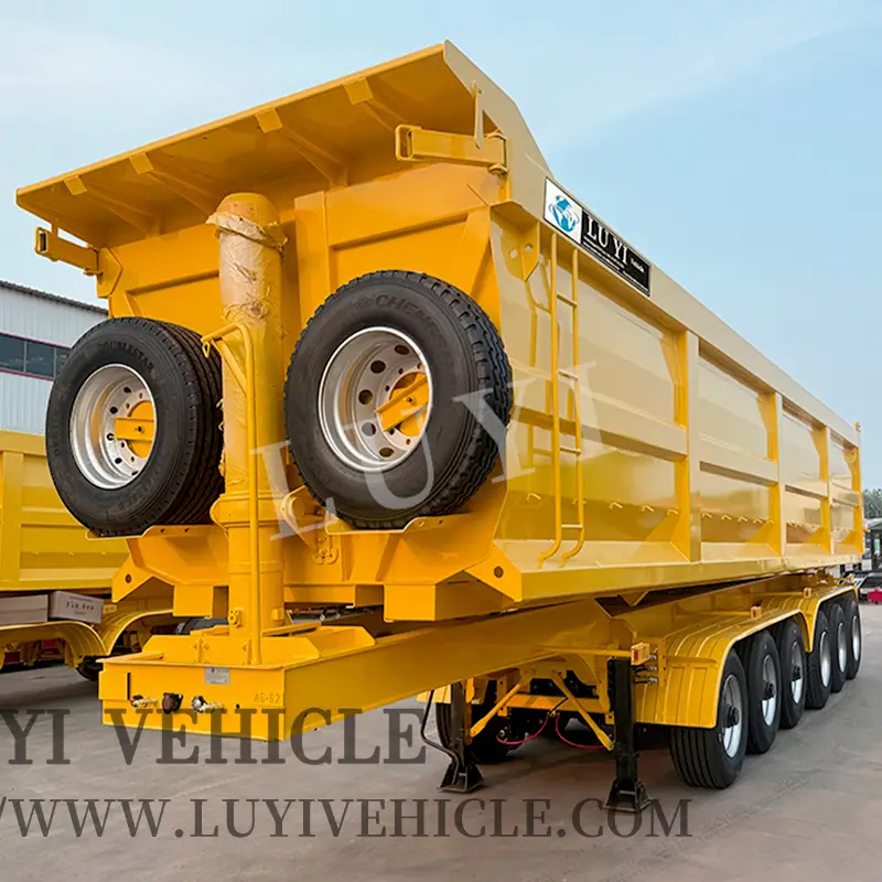 Remolque basculante trasero de 6 ejes LUYI 1