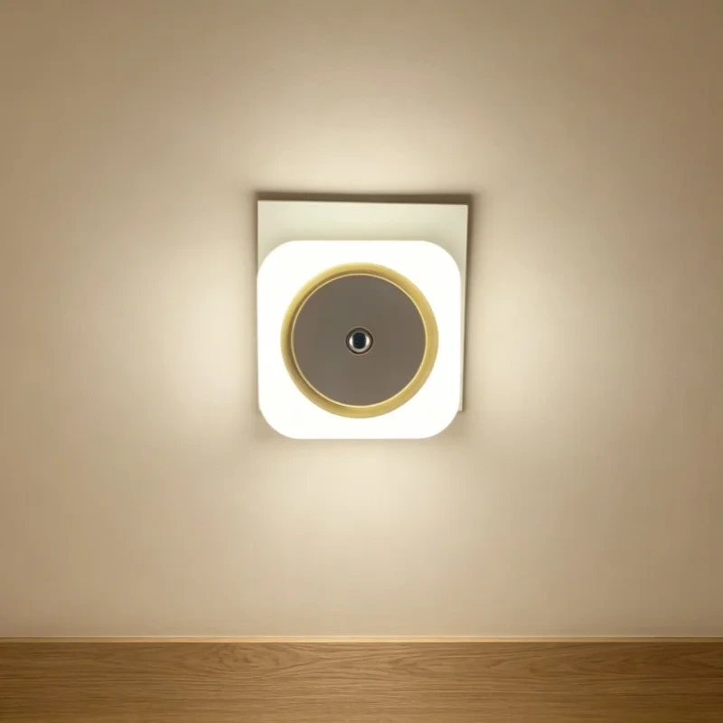 Light Sensitive LED Night Plug In Night Light Auto On Off Bedroom Corridor Ambient Lamp 1