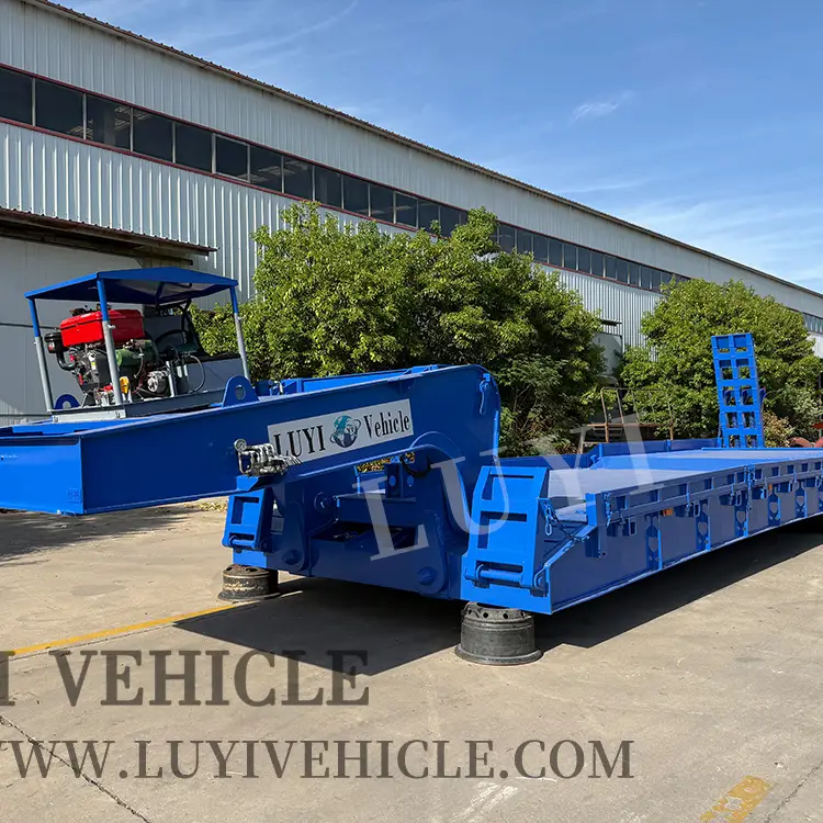 4-Axle 120T Gooseneck Lowbed Trailer - Mechanical Suspension 1