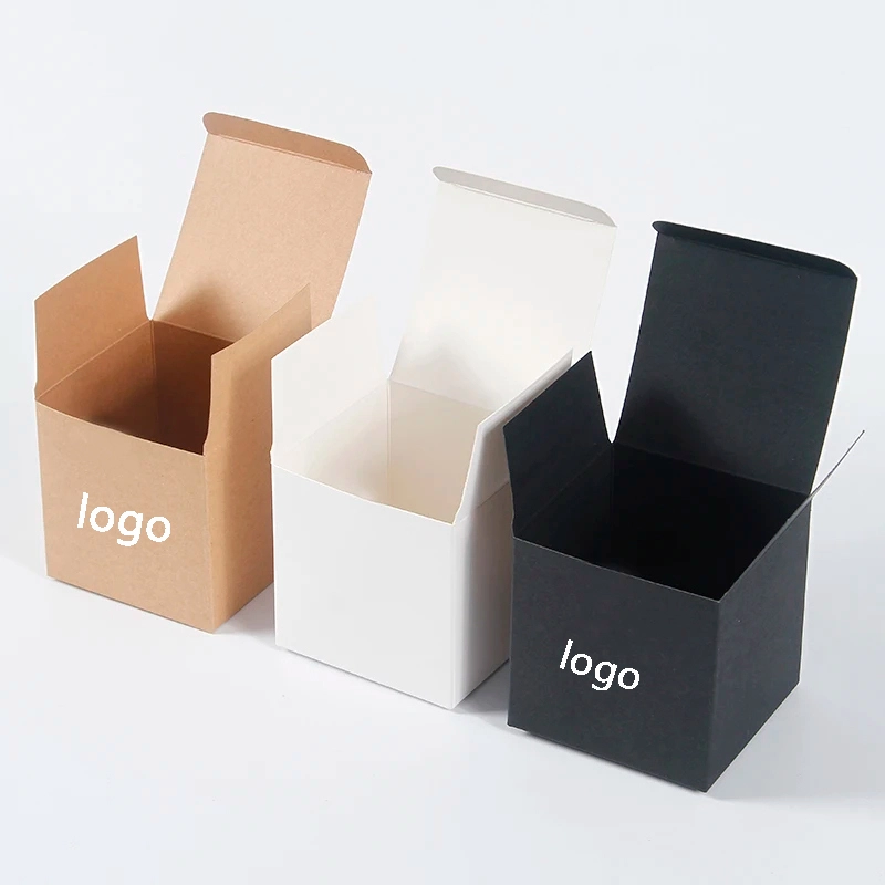 Custom Logo Kraft Gift Box for Cosmetic Candle Perfume Shipping 1