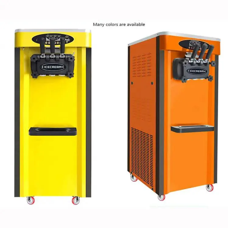 Machine à crème glacée molle commerciale pour la fabrication de crème glacée 3