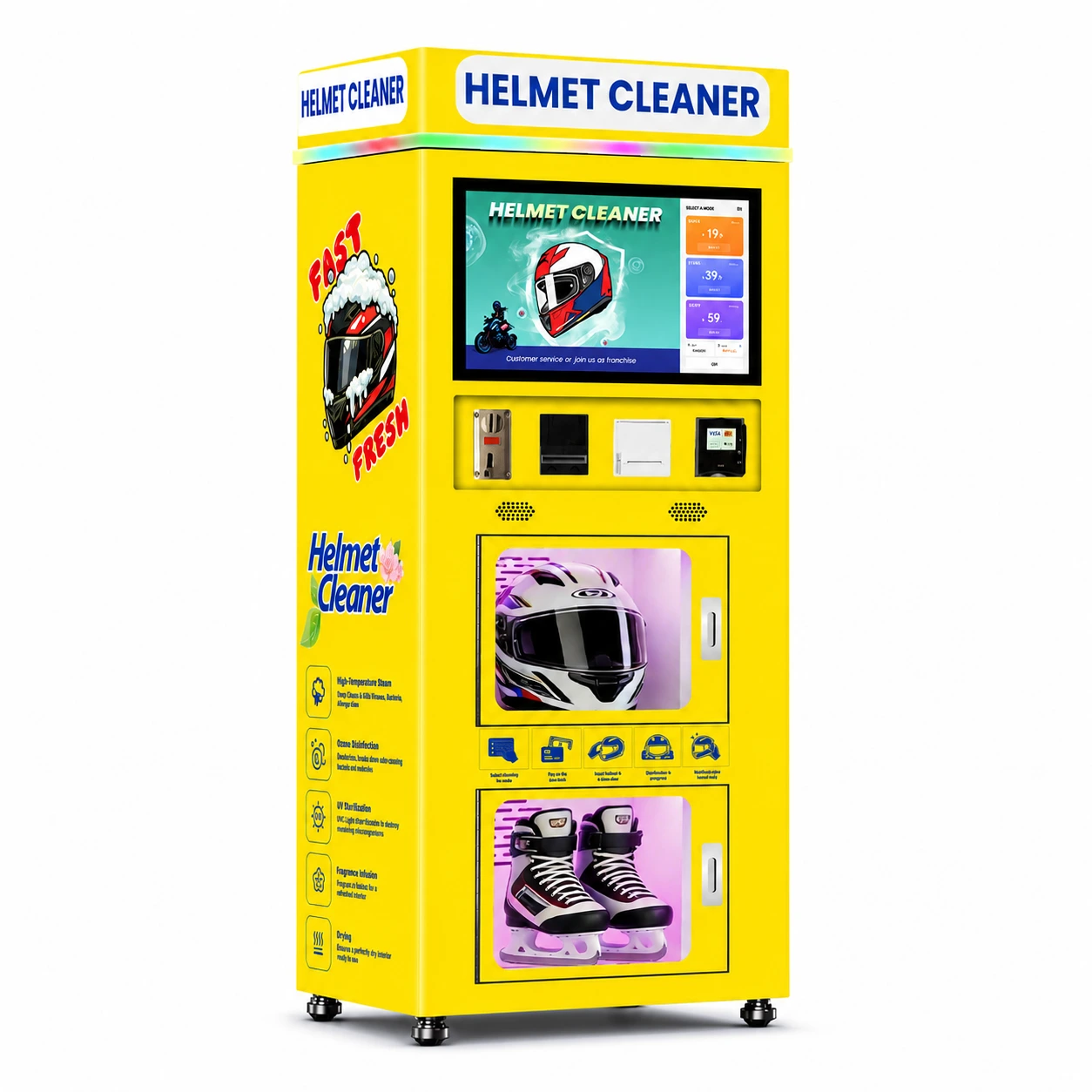 Motorcycle Helmet Washing Machine 1