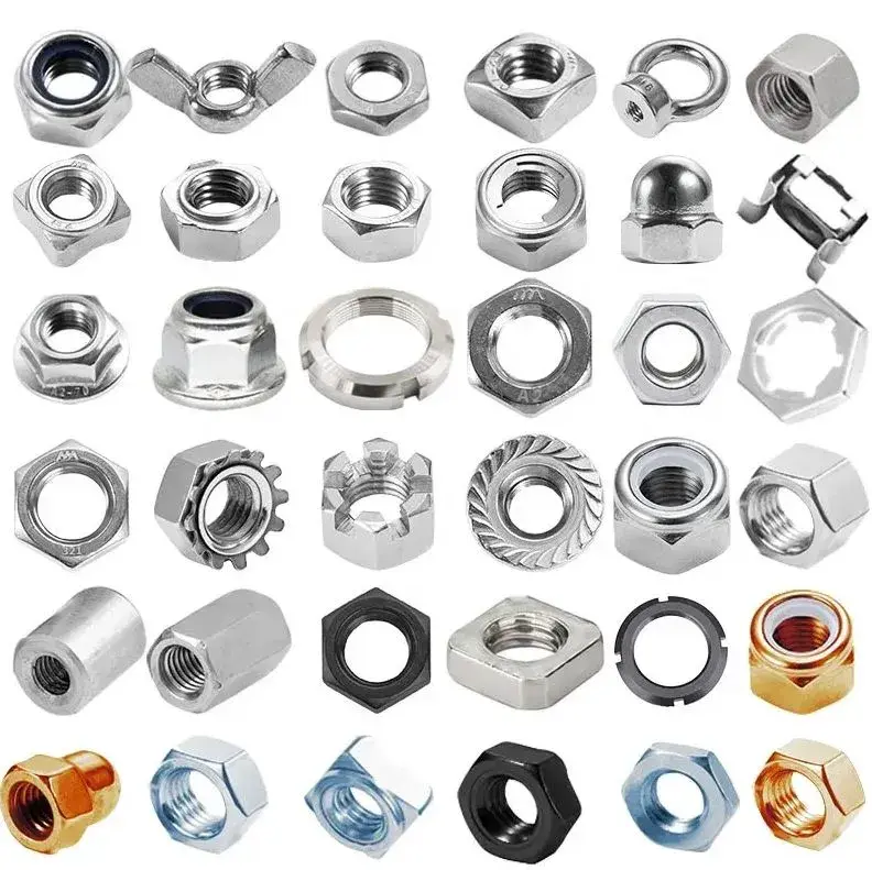 Bestcustom Nuts Internal Thread Plastic Insert Nylon Lock Nut 5