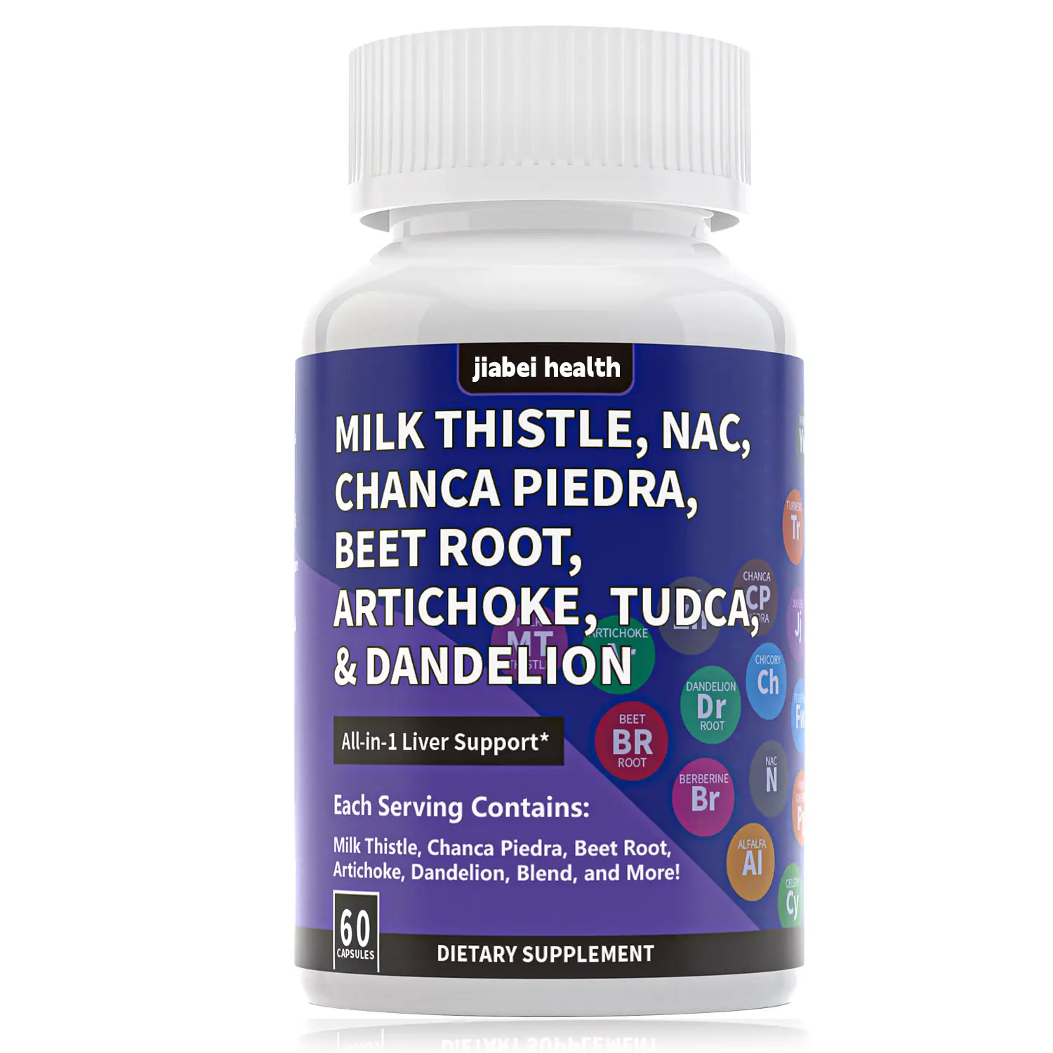 PrivateLabel OEM Milk Thistle Liver Protection Capsules 60ct 1