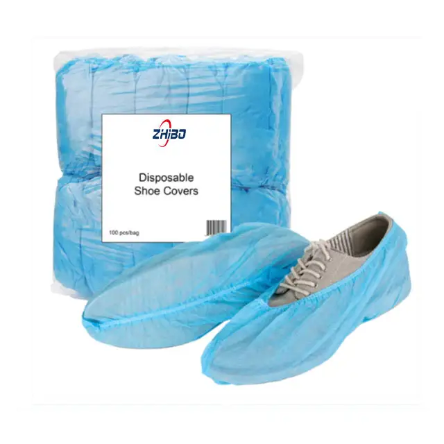 Standard Shoe Covers,One Size Fits Most,Durable Shoe Covers,Protect Shoes,Protect Your Home,Floors,And Shoes - Bag Of 100 1