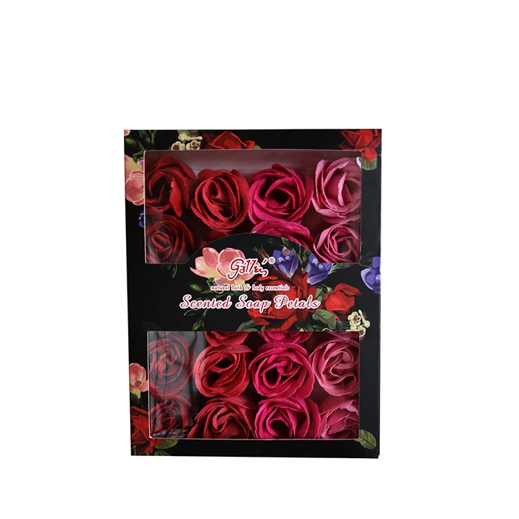 Scent Rose Flower Soap Gift Set Bathing Soaps 1