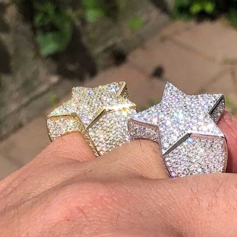 Provence Gemstones Design Hiphop Jewelry Gold Bijoux Argent 925 Silver Moissanite Party Stone Time Bands 1