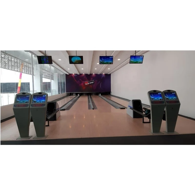 Bowling Alley Bumper Gutter Semi Automatic Bumper For Kids With Pump 1