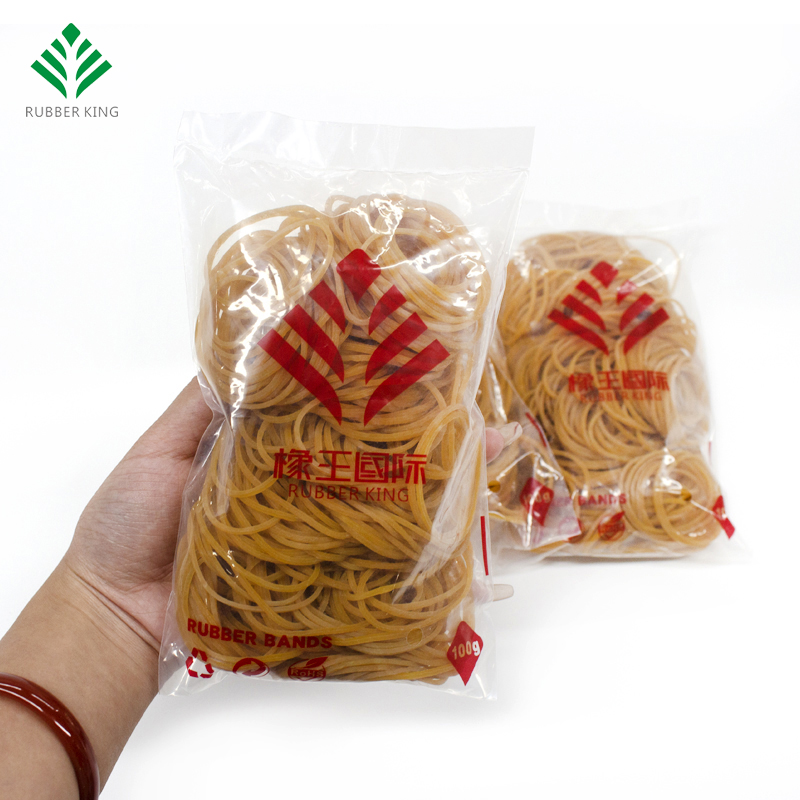 Yellow Circular Office Rubber Band - High Elasticity, Wholesale Custom Package 6