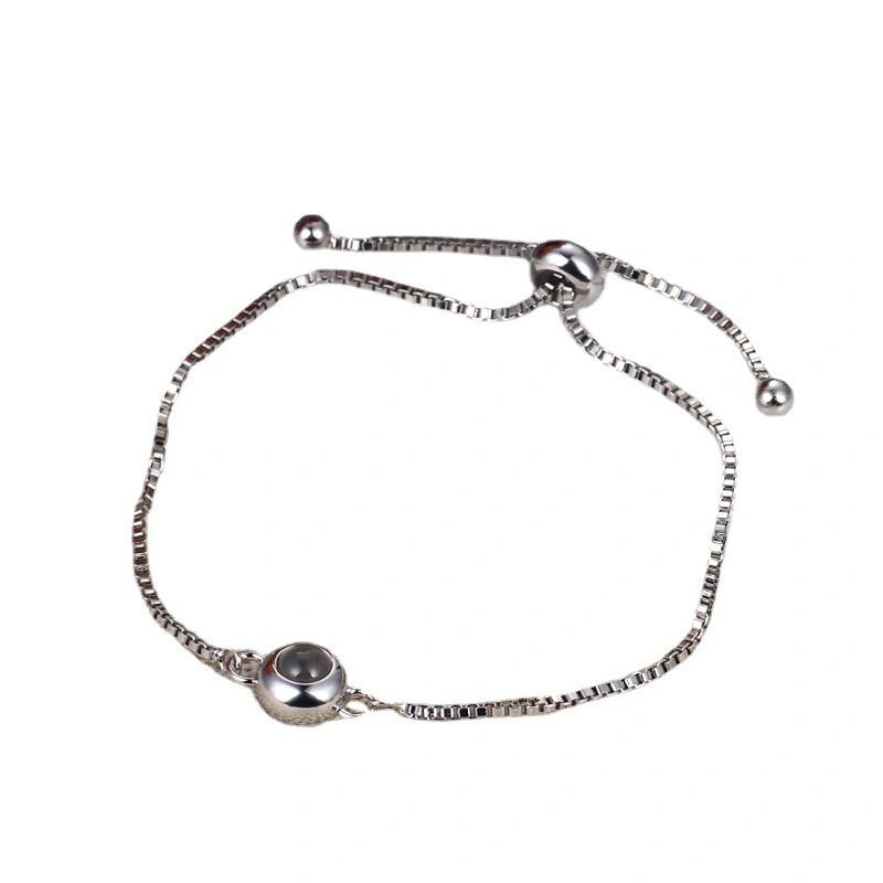New Cylindrical Bracelet Miniature Engraving Projection Custom Bracelet Couple Color Bracelet 1