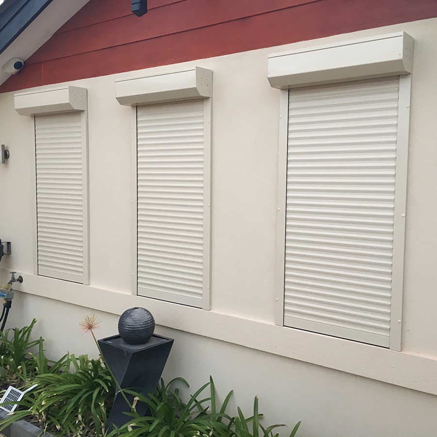 Aluminum Roller Shutter Window & Door with Vertical Opening Pattern 1