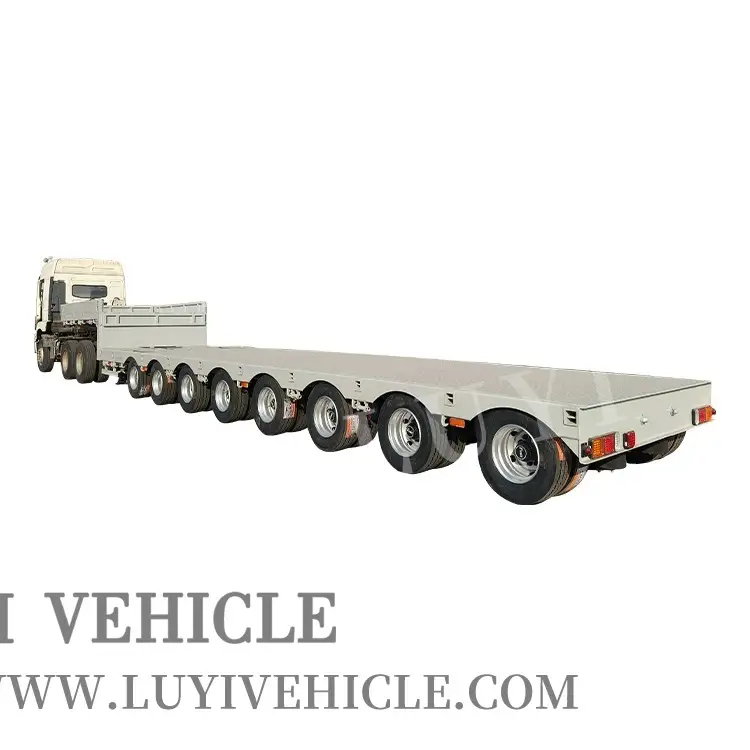 Lasse extensible à 8 essieux pour le transport lourd 1