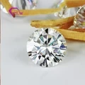 9.25 Hardness Test Positive Loose Synthetic Moissanite Diamond Price Per Carat With High Quality Guaranteed 1