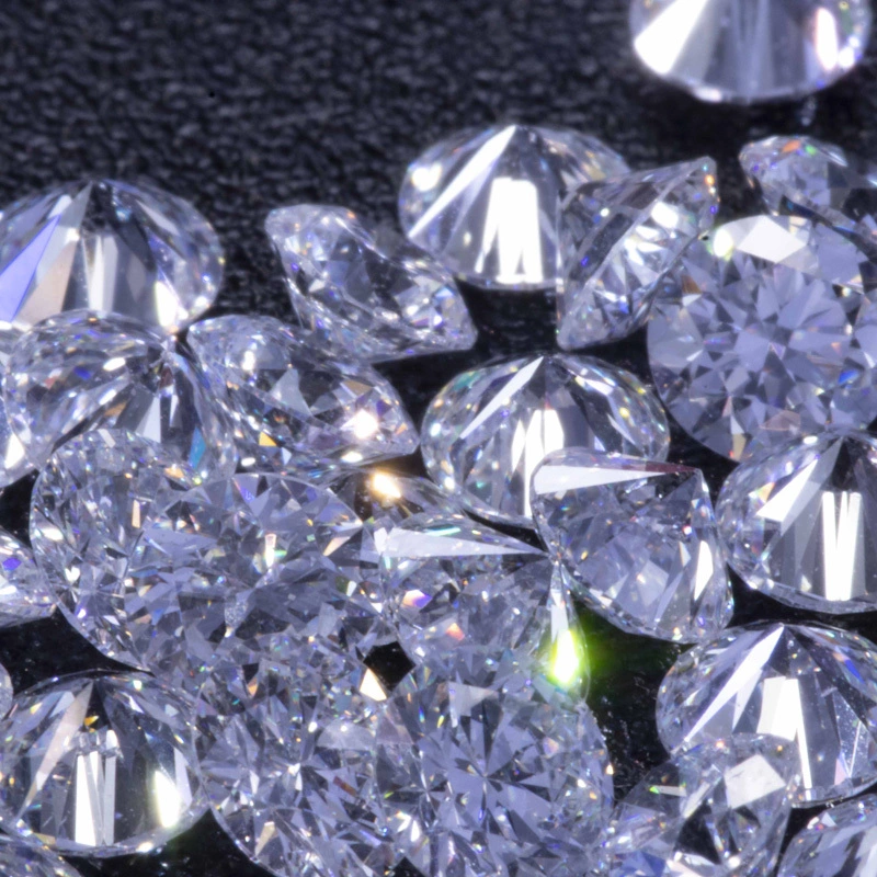 Diamantes redondos cultivados en laboratorio, talla brillante DEF VVS-VS, cuerpo a cuerpo, HPHT, 1,3 mm-2 mm. 1