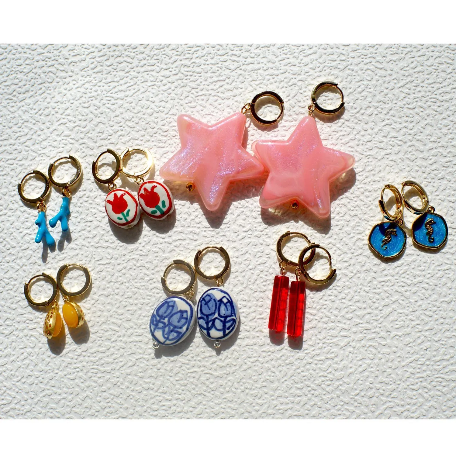 New Fashionable Women's Earrings With Silver Needles,Colorful Earrings,Stylish And Versatile Earrings 1