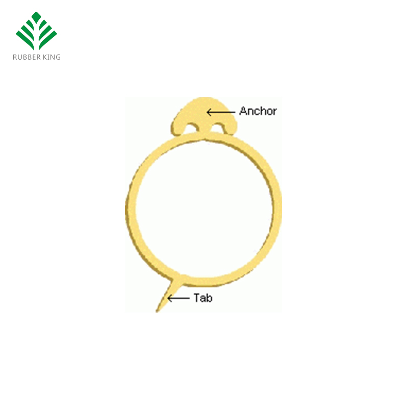 Elástico de borracha natural de alta durabilidade - Cor do logotipo personalizada - Fornecedor da China 4