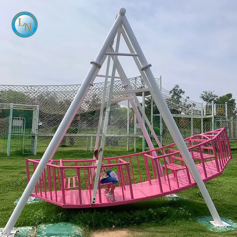 Fábrica Precio directo Directora al aire libre Swing Otros productos de parques de diversiones para niños Pirate Ship Swings Ride 1