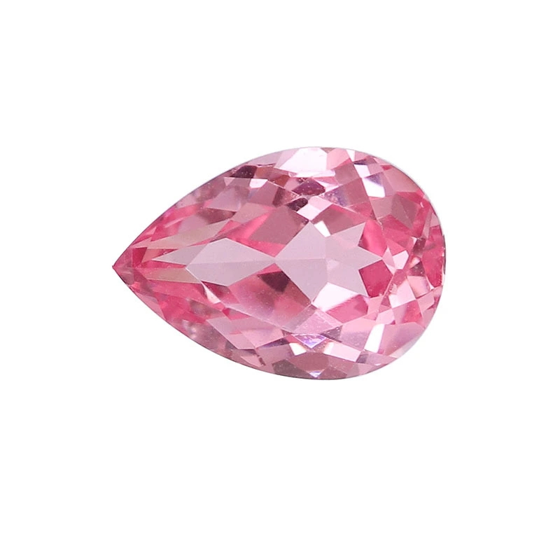 Pear Cut Lab Grown Gemstone Pink Sapphire High Quality Synthetic Sapphire Loose Stone For Making Jewelry 1