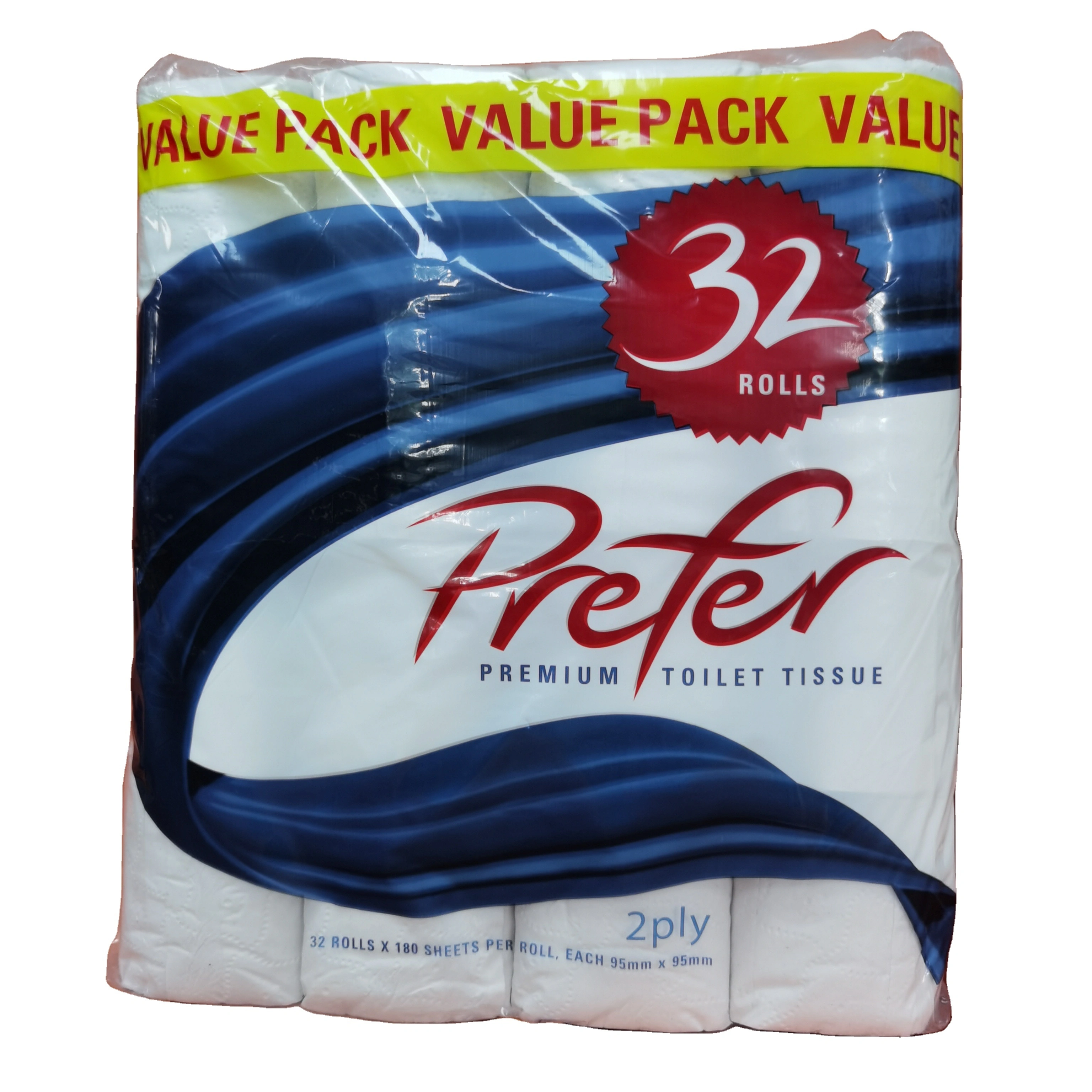 3-Ply White Virgin Wood Pulp Toilet Tissue Paper - Eco-Friendly & Ultra Soft 1