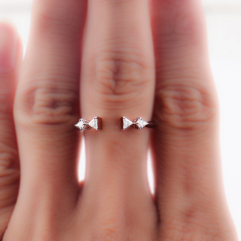 Customized Def Vvs Moissanite Diamond Band Ring Real Solid 10k 14k 18k White Gold Wedding Engagement Band Ring Design For Women 1