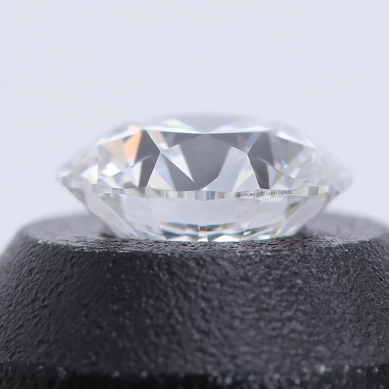 0.52ct D Color Vvs Clarity Online Shopping Cvd Hpht Lab Diamond Round Cut IGI Certified Lab Certified Diamond 1