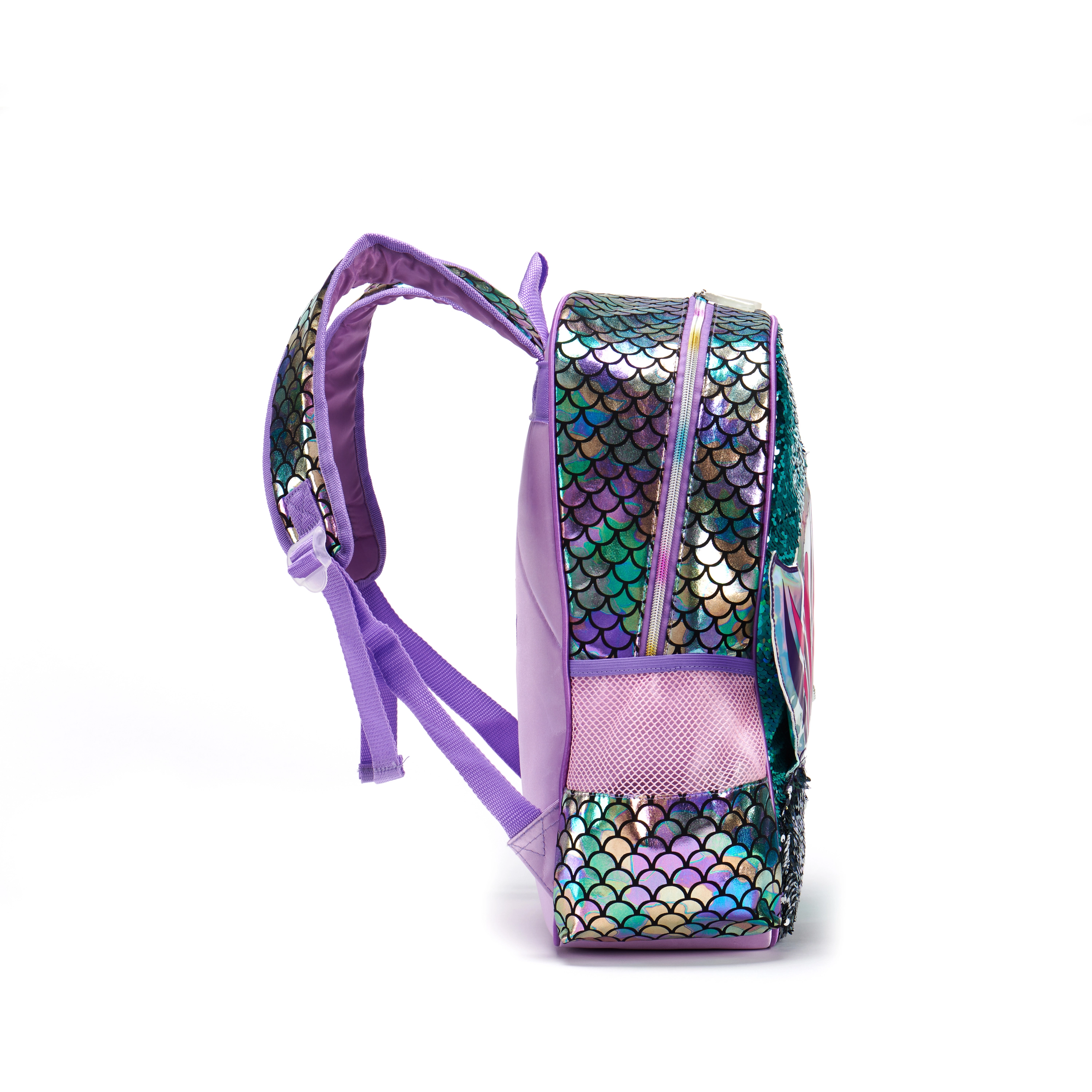 custom bag design manufacturer Fsy High Quality Girls Cartoon Pretty Fish Backpacks Primary School Student Backpack Cool Reflective Sequins Schoolbag 1