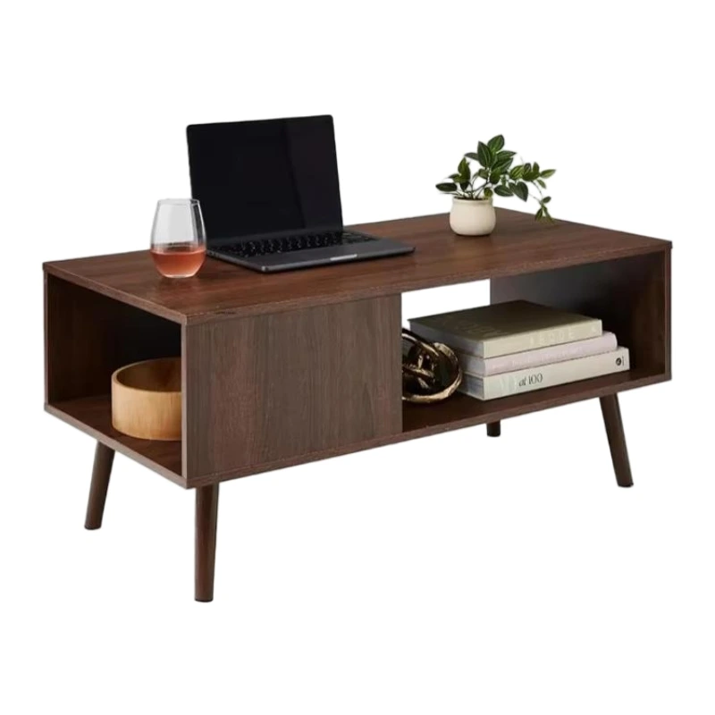 Supellex Moderna, Mensa Lateralis Computatralis Colorata, Adhibita, pro Triclinio Vivendi 1