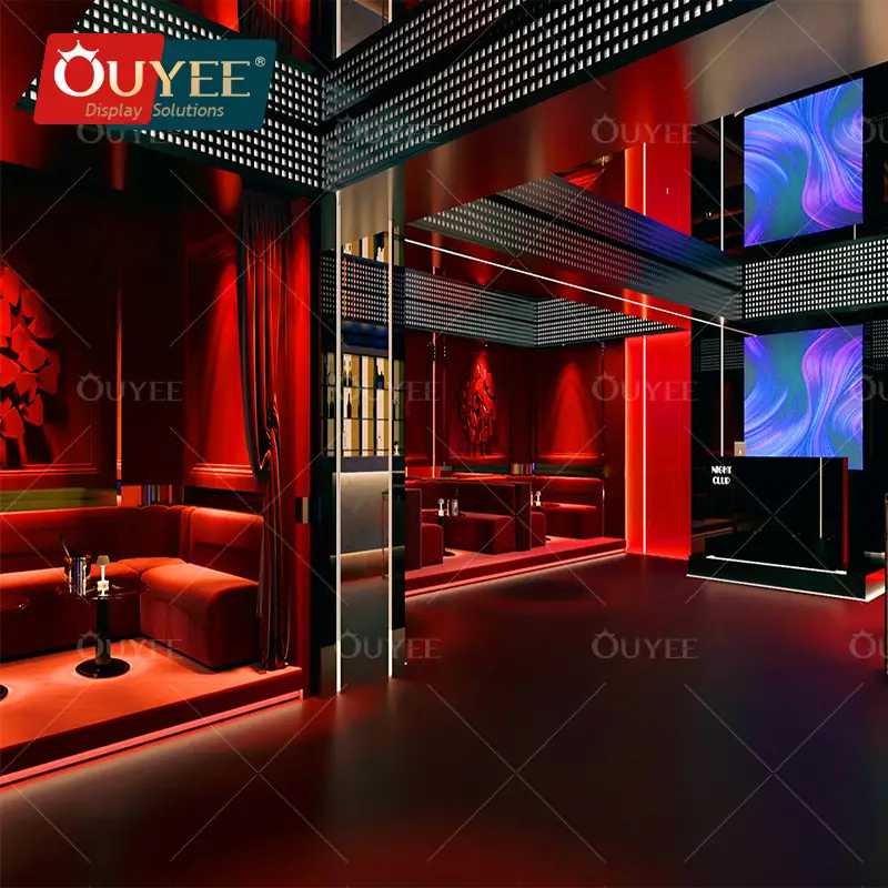 طاولة بار بإضاءة LED للمطاعم والفنادق والنوادي الليلية 1