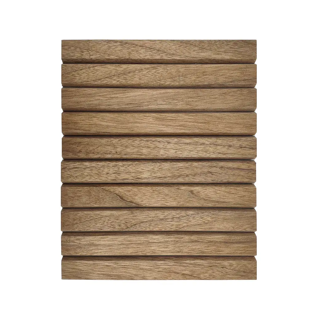 Изогнутые акустические панели из МДФ с деревянными ламелями, гибкие 3D-панели для стен и потолков. 1